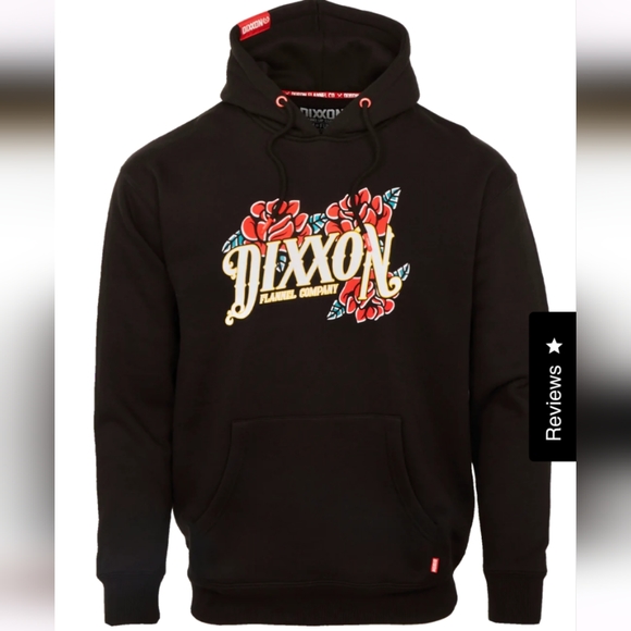 DIXXON Other - Dixxon men's red roses pullover hoodie